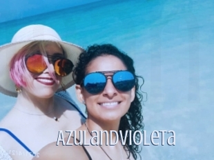 Azulandvioleta