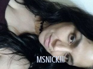 MSNICKIII